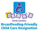 orth Carolina Breastfeeding-Friendly Child Care Designation - 1 stars Awardee Logo