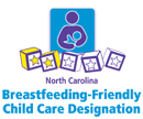 orth Carolina Breastfeeding-Friendly Child Care Designation - 2 stars Awardee Logo