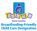 orth Carolina Breastfeeding-Friendly Child Care Designation - 4 stars Awardee Logo